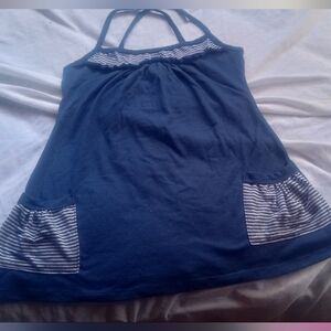 Mine Navy Halter Top